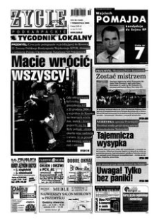 Życie Podkarpackie : tygodnik lokalny. 2005, nr 36 (1948) (7 września)