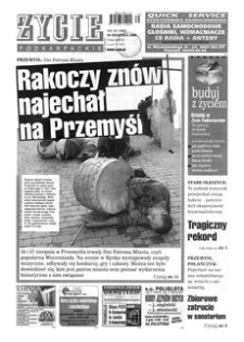 Życie Podkarpackie. 2006, nr 35 (1999) (30 sierpnia)