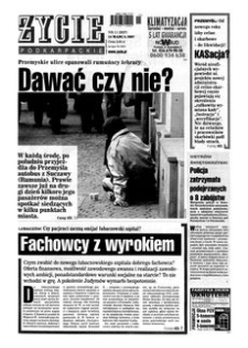 Życie Podkarpackie. 2007, nr 11 (2027) (14 marca)
