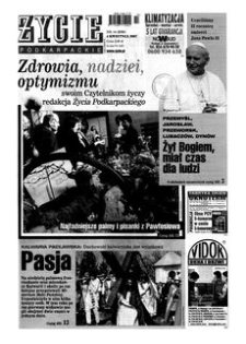Życie Podkarpackie. 2007, nr 14 (2030) (4 kwietnia)