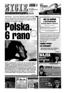 Życie Podkarpackie. 2007, nr 41 (2057) (10 października)