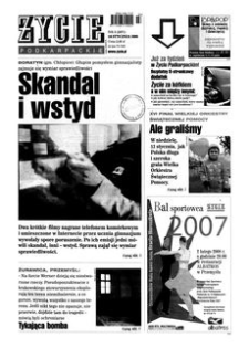 Życie Podkarpackie. 2008, nr 3 (2071) (16 stycznia)