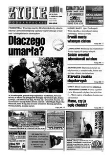 Życie Podkarpackie. 2008, nr 35 (2103) (27 sierpnia)
