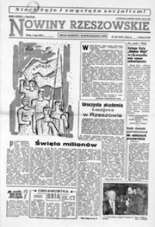 Nowiny Rzeszowskie : organ KW Polskiej Zjednoczonej Partii Robotniczej. 1963, nr 102-128 (maj)