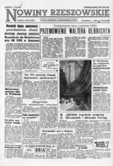 Nowiny Rzeszowskie : organ KW Polskiej Zjednoczonej Partii Robotniczej. 1963, nr 180-206 (sierpień)