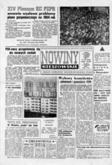 Nowiny Rzeszowskie : organ KW Polskiej Zjednoczonej Partii Robotniczej. 1963, nr 283-307 (grudzień)