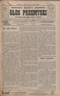 Nowy Głos Przemyski : pismo poświęcone sprawom społecznym, politycznym i ekonomicznym. 1906, R. 4, nr 10-13 (marzec)
