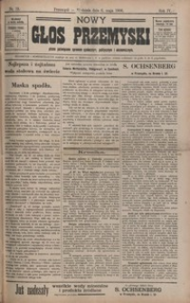 Nowy Głos Przemyski : pismo poświęcone sprawom społecznym, politycznym i ekonomicznym. 1906, R. 4, nr 19-22 (maj)