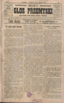 Nowy Głos Przemyski : pismo poświęcone sprawom społecznym, politycznym i ekonomicznym. 1908, R. 6, nr 1-4 (styczeń)