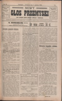 Nowy Głos Przemyski : pismo poświęcone sprawom społecznym, politycznym i ekonomicznym. 1908, R. 6, nr 23-26 (czerwiec)