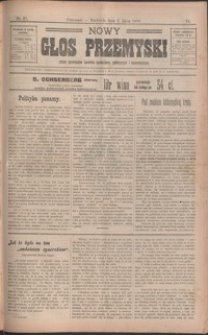 Nowy Głos Przemyski : pismo poświęcone sprawom społecznym, politycznym i ekonomicznym. 1908, R. 6, nr 27-30 (lipiec)