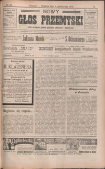 Nowy Głos Przemyski : pismo poświęcone sprawom społecznym, politycznym i ekonomicznym. 1908, R. 6, nr 40-43 (październik)