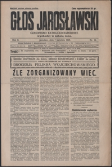 Głos Jarosławski : czasopismo katolicko-narodowe. 1928, R. 2, nr 14-17 (kwiecień)
