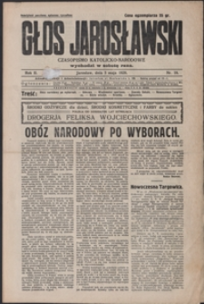 Głos Jarosławski : czasopismo katolicko-narodowe. 1928, R. 2, nr 18, 20-21 (maj)