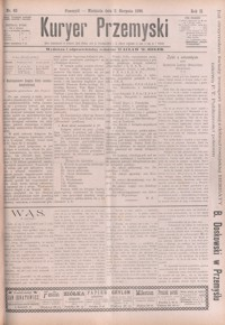 Kuryer Przemyski. 1896, R. 2, nr 62-70 (sierpień)
