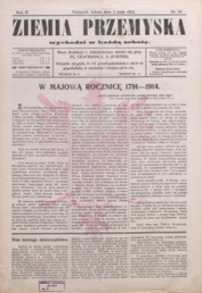 Ziemia Przemyska. 1914, R. 2, nr 18-22 (maj)