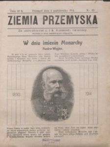 Ziemia Przemyska. 1914, R. 2, nr 32-44 (październik)