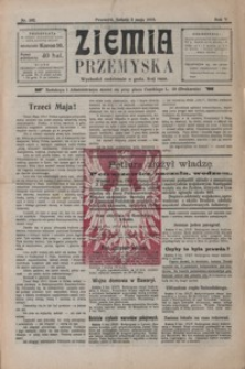 Ziemia Przemyska. 1919, R. 5, nr 102, 104-105, 107, 110, 116-118 (maj)