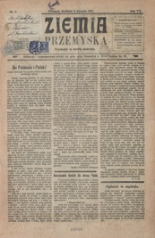 Ziemia Przemyska. 1921, R. 7, nr 1-5 (styczeń)