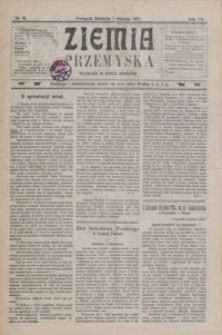 Ziemia Przemyska. 1921, R. 7, nr 32-35 (sierpień)