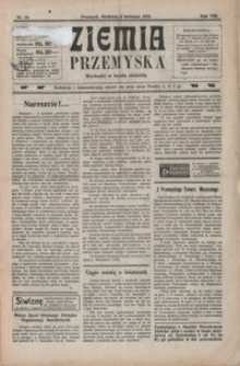 Ziemia Przemyska. 1922, R. 8, nr 14-18 (kwiecień)