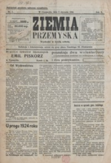 Ziemia Przemyska. 1924, R. 10, nr 1-4 (styczeń)