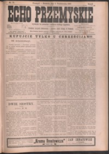 Echo Przemyskie : organ Stronnictwa Katolicko-Narodowego. 1897, R. 2, nr 79-87 (październik)