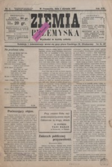 Ziemia Przemyska. 1927, R. 13, nr 1-5 (styczeń)