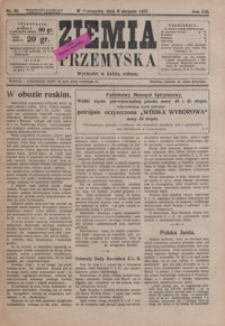 Ziemia Przemyska. 1927, R. 13, nr 32-35 (sierpień)