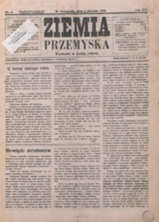 Ziemia Przemyska. 1928, R. 14, nr 1-5 (styczeń)