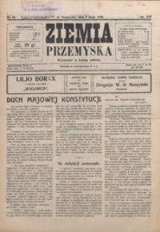 Ziemia Przemyska. 1928, R. 14, nr 19-22 (maj)