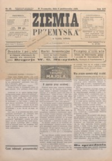 Ziemia Przemyska. 1928, R. 14, nr 43, 45-46 (październik)