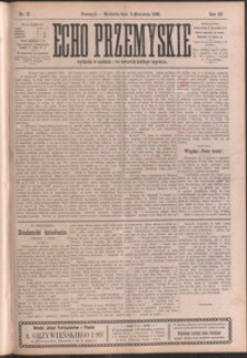 Echo Przemyskie : organ Stronnictwa Katolicko-Narodowego. 1898, R. 3, nr 27-34 (kwiecień)