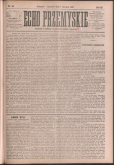 Echo Przemyskie : organ Stronnictwa Katolicko-Narodowego. 1898, R. 3, nr 44-52 (czerwiec)