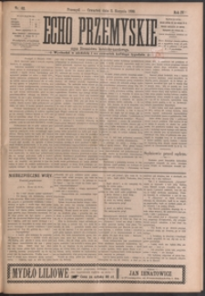 Echo Przemyskie : organ Stronnictwa Katolicko-Narodowego. 1899, R. 4, nr 62-70 (sierpień)