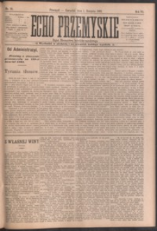 Echo Przemyskie : organ Stronnictwa Katolicko-Narodowego. 1901, R. 6, nr 61-69 (sierpień)