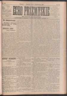 Echo Przemyskie : organ Stronnictwa Katolicko-Narodowego. 1901, R. 6, nr 79-87 (październik)