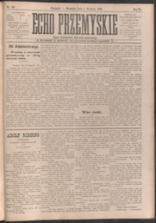 Echo Przemyskie : organ Stronnictwa Katolicko-Narodowego. 1901, R. 6, nr 96-104 (grudzień)