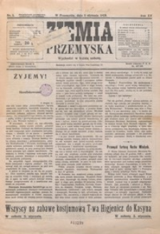 Ziemia Przemyska. 1929, R. 15, nr 1-4 (styczeń)