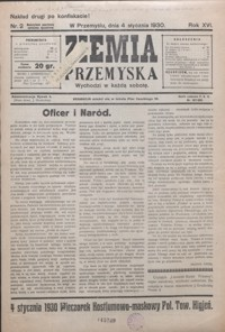 Ziemia Przemyska. 1930, R. 16, nr 2-7 (styczeń)