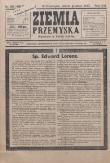 Ziemia Przemyska. 1930, R. 16, nr 66-69 (grudzień)