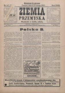 Ziemia Przemyska. 1937, R. 23, 6-9 (luty)
