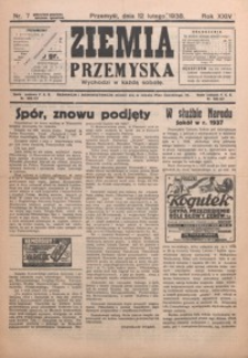 Ziemia Przemyska. 1938, R. 24, nr 7-9 (luty)