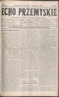 Echo Przemyskie : organ Stronnictwa Katolicko-Narodowego. 1905, R. 10, nr 88-96 (listopad)