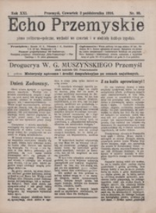 Echo Przemyskie : pismo polityczno-społeczne. 1916, R. 21, nr 88-89, 91-96 (listopad)