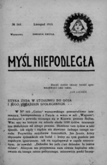 Myśl Niepodległa 1913 nr 260