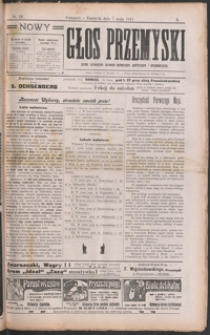 Nowy Głos Przemyski : pismo poświęcone sprawom społecznym, politycznym i ekonomicznym. 1911, R. 10, nr 19-22 (maj)
