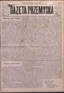 Gazeta Przemyska. 1887, R. 1, nr 6-10 (lipiec)