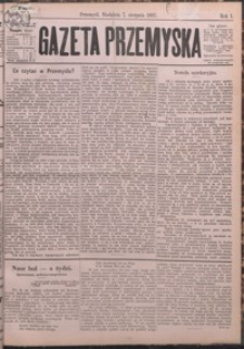 Gazeta Przemyska. 1887, R. 1, nr 11-14 (sierpień)