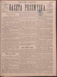 Gazeta Przemyska. 1889, R. 3, nr 79-86 (listopad)